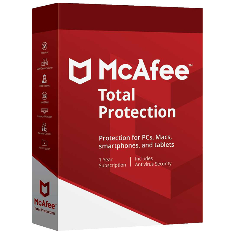 McAfee Total Protection 1 PC 3 Year